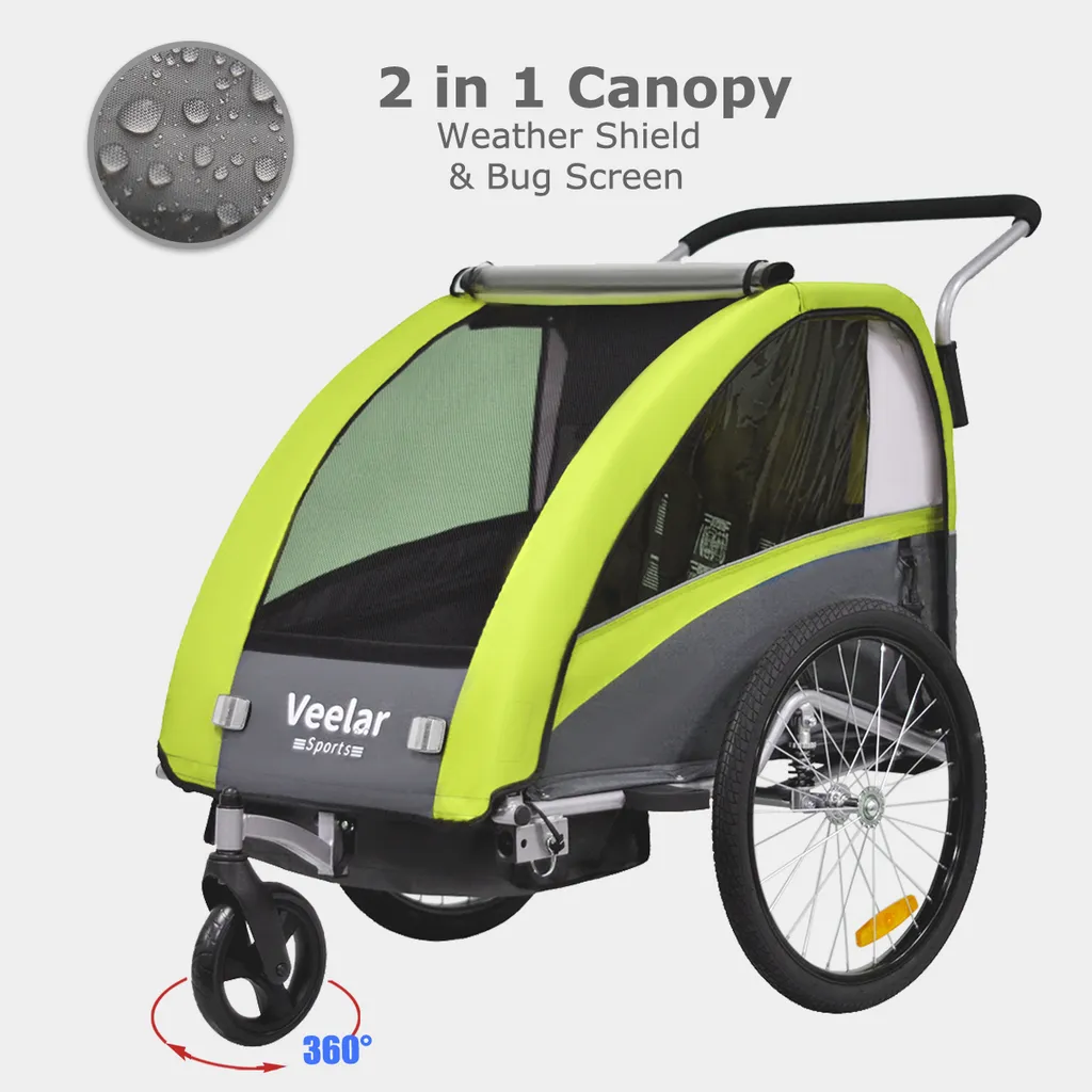 TIGGO VS 2 in 1 Kinderanhänger Jogger mit – Bild 3